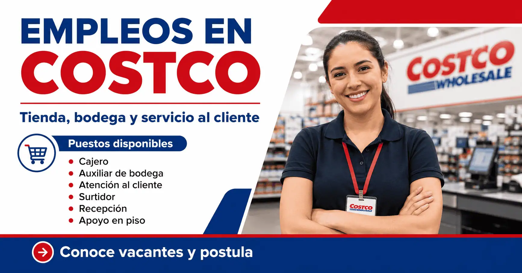 Empleos en Costco: tienda, bodega y servicio al cliente